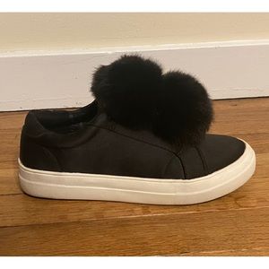 Pom Pom Platform Sneakers